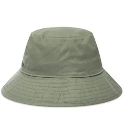 Acne Studios Brimmo Twill Logo Bucket Hat