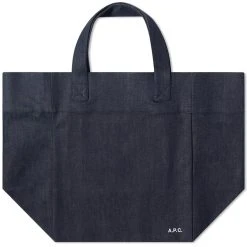 A.P.C. Marty Denim Tote Bag