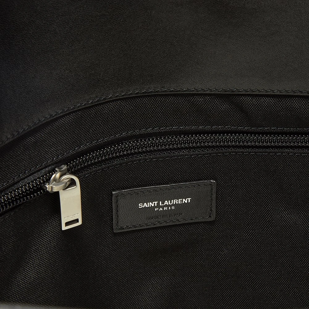Saint Laurent Canvas & Leather Tote - Image 4