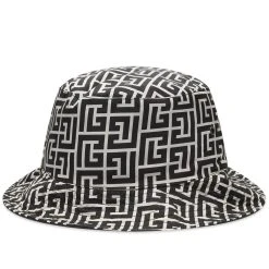Balmain Monogram Nylon Bucket Hat