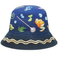 Casablanca Denim Bucket Hat