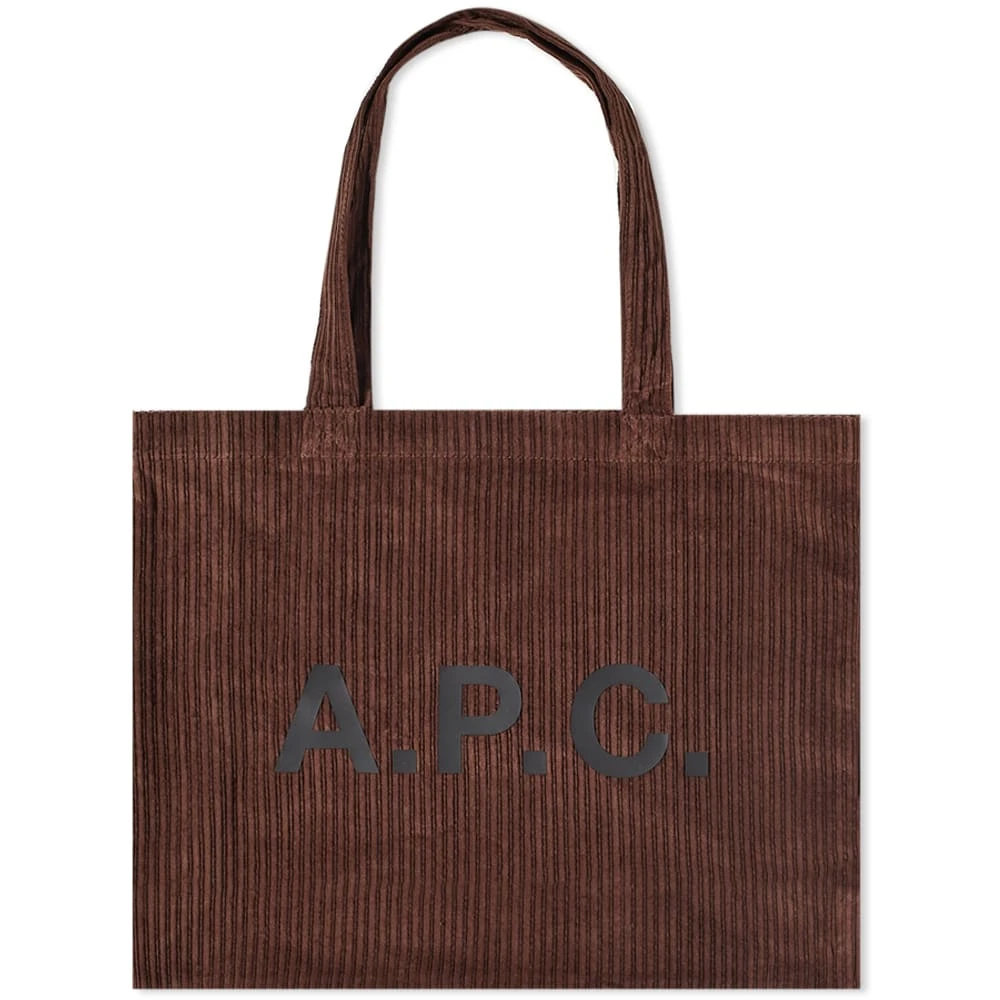 A.P.C. Diane Corduroy Shopping Tote