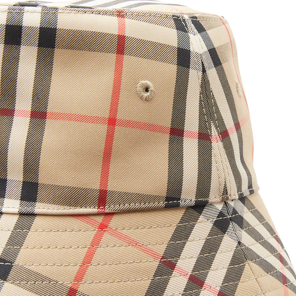 Burberry Checked Bucket Hat - Image 2