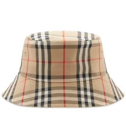Burberry Checked Bucket Hat