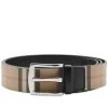 Burberry Gray Check Belt