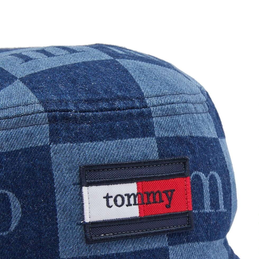 Tommy Jeans Monogram Denim Bucket Hat - Image 2