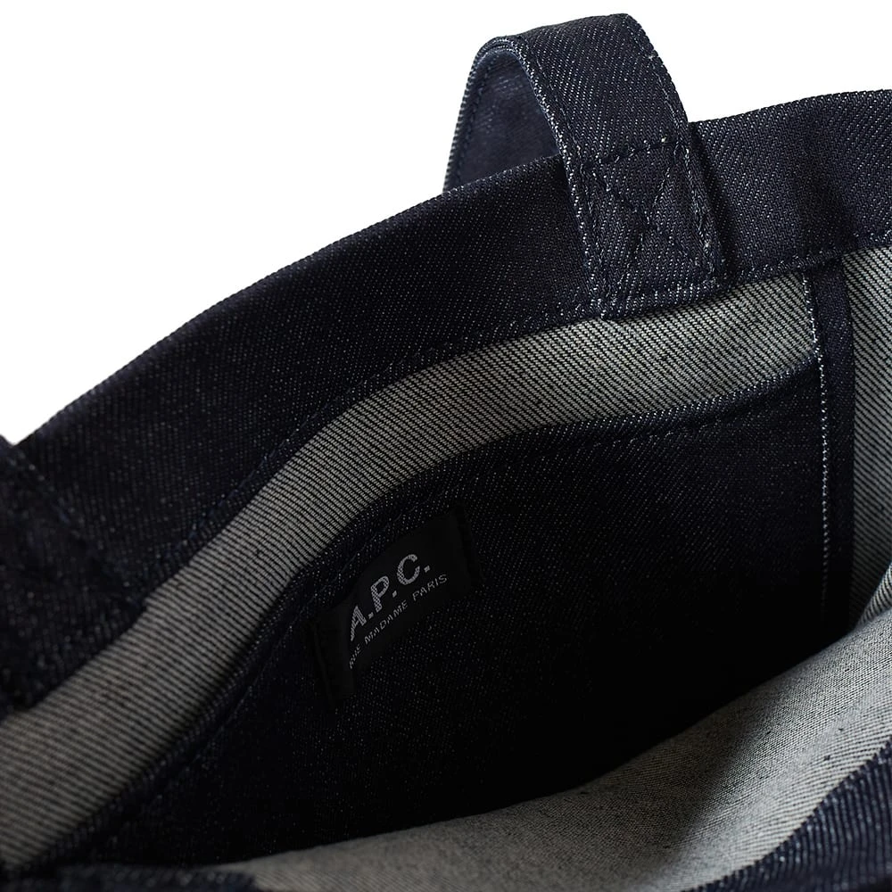 A.P.C. Saint Valentin Denim Tote - Image 3