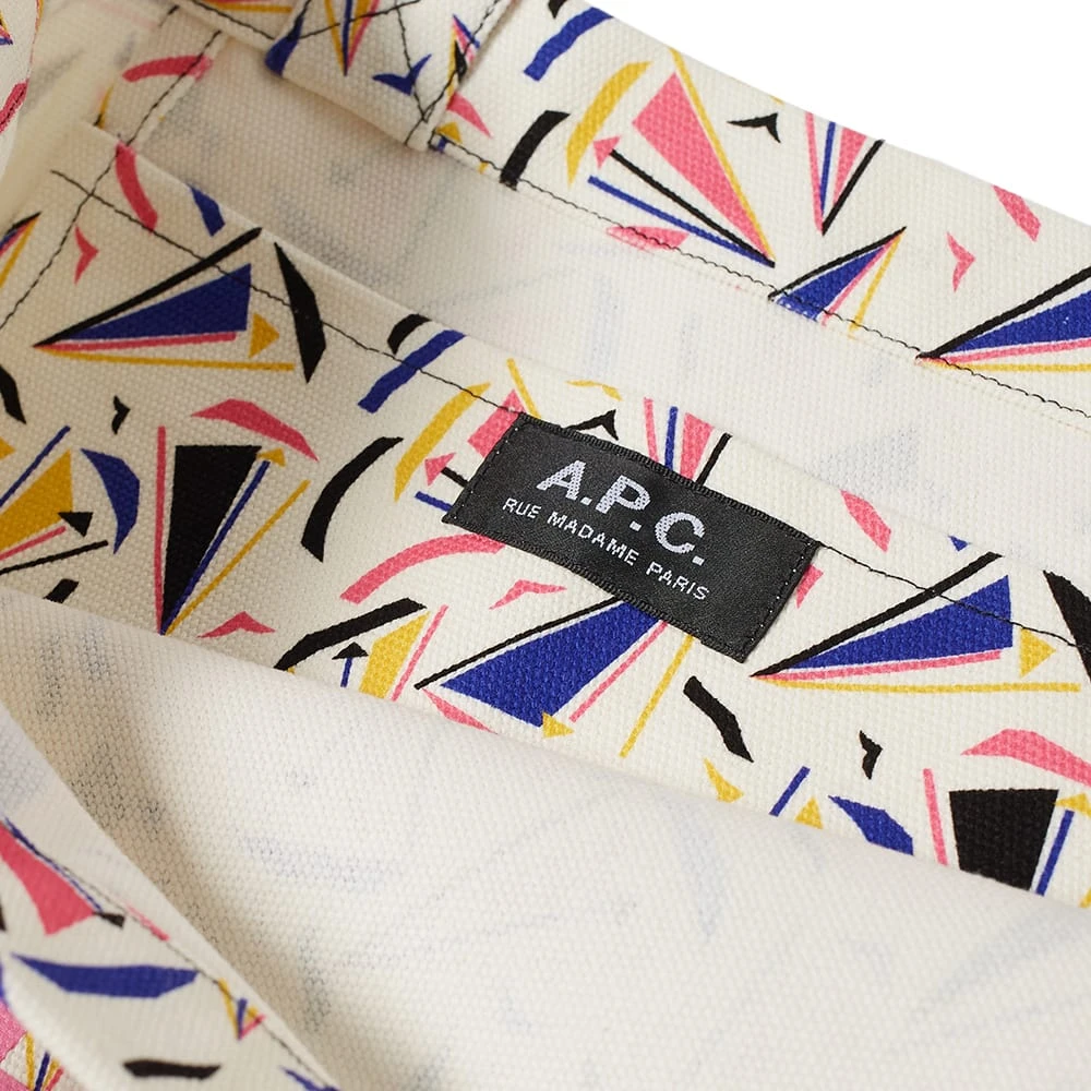 A.P.C. A.P.C Lou Boat Print Tote - Image 3