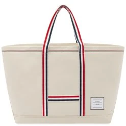 Thom Browne Canvas RWB Tote Bag