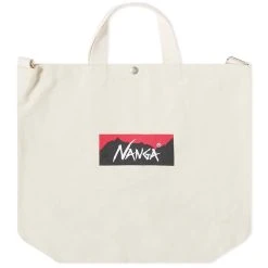 NANGA Logo 2 Way Canvas Tote