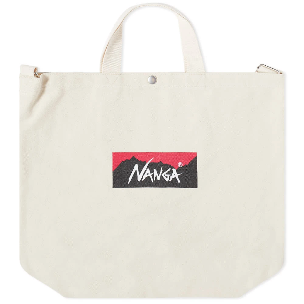 NANGA Logo 2 Way Canvas Tote