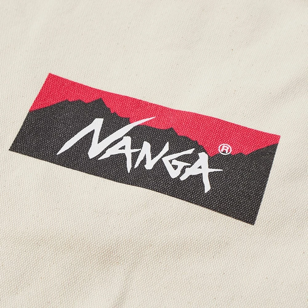 NANGA Logo 2 Way Canvas Tote - Image 3