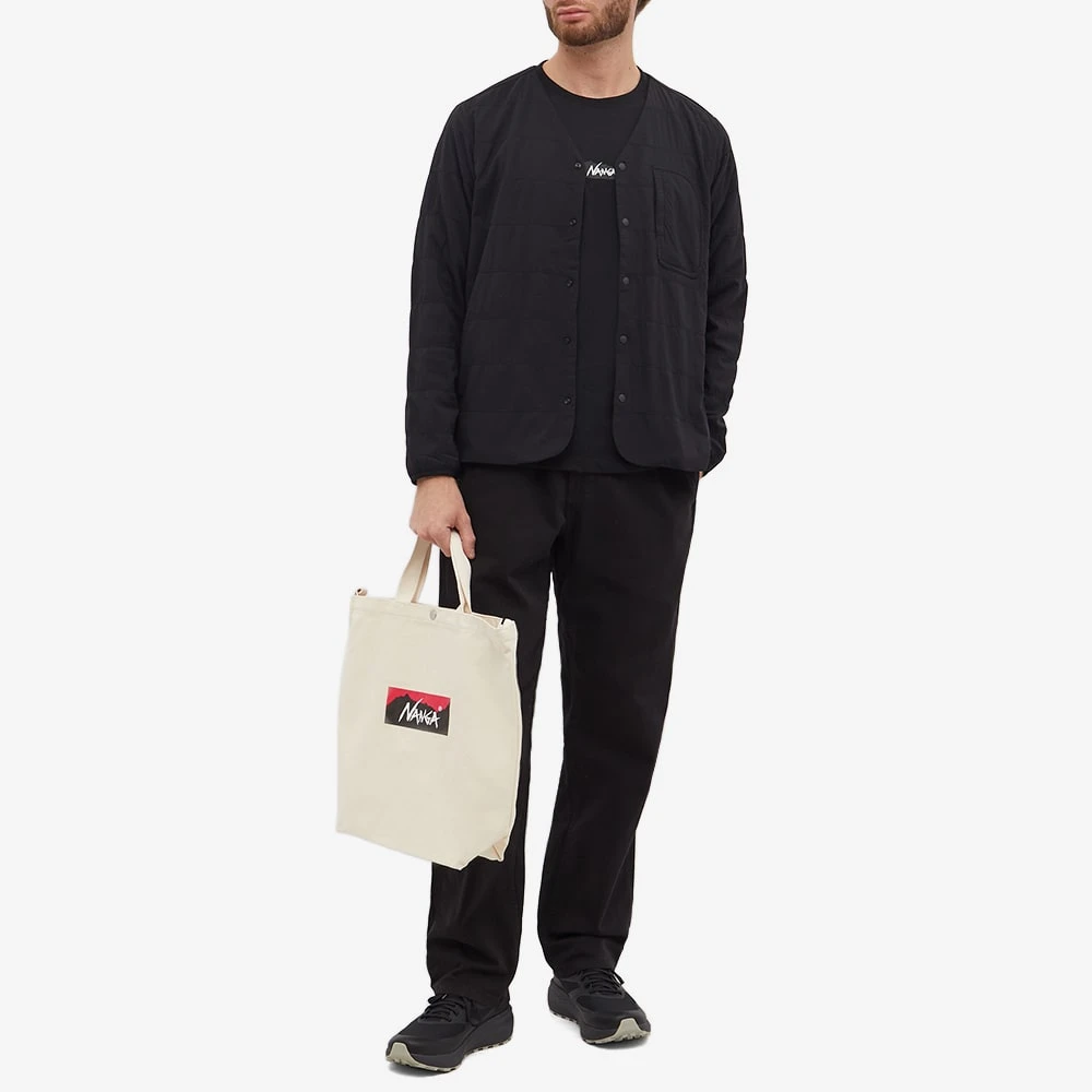 NANGA Logo 2 Way Canvas Tote - Image 4