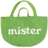 Mister Green Grow Pot Round Tote Bag