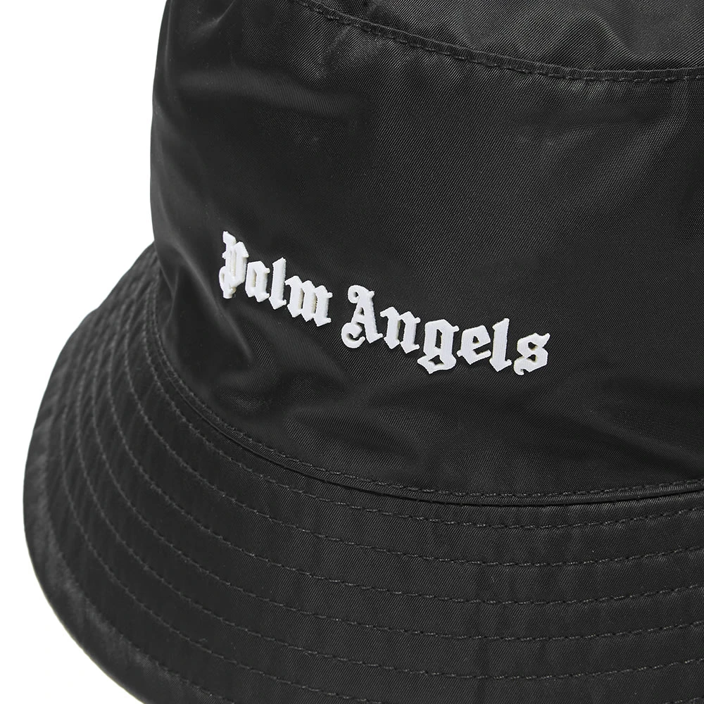 Palm Angels Logo Bucket Hat - Image 2