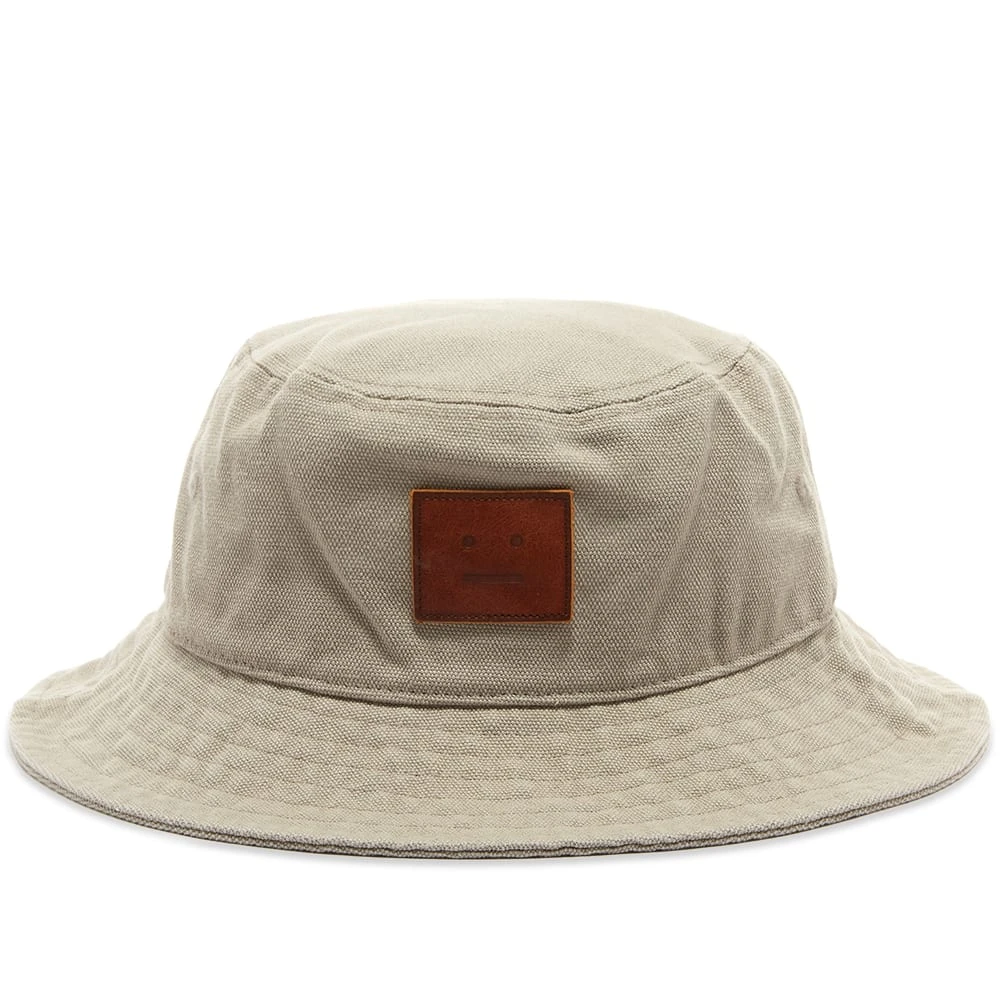 Acne Studios Buko Canvas Face Bucket Hat
