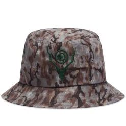 South2 West8 Camo Logo Bucket Hat