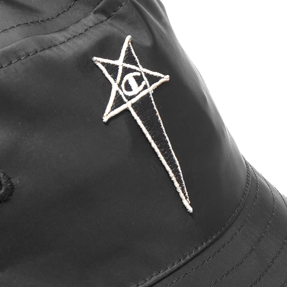 Rick Owens X Champion Nylon Gilligan Bucket Hat - Image 2