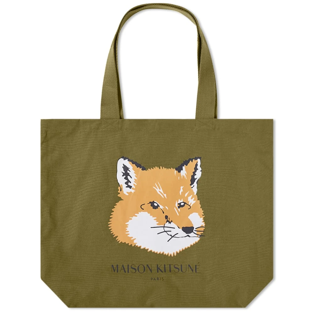 Maison Kitsune Maison Kitsuné Fox Head Tote Bag
