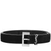 Saint Laurent YSL Metal Logo Belt