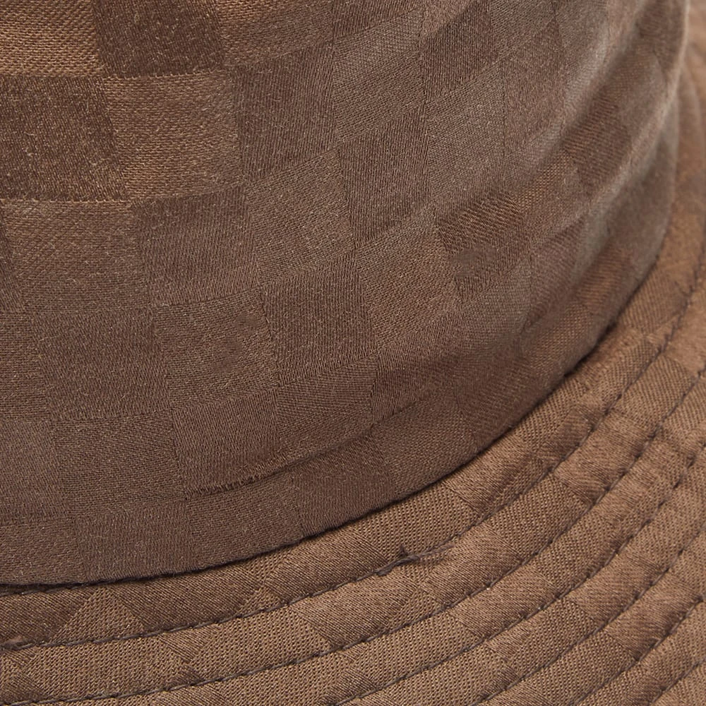 Lite Year Tonal Check Japanese Dobby Bucket Hat - Image 2