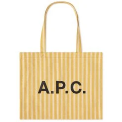 A.P.C. Diane Stripe Shopping Tote