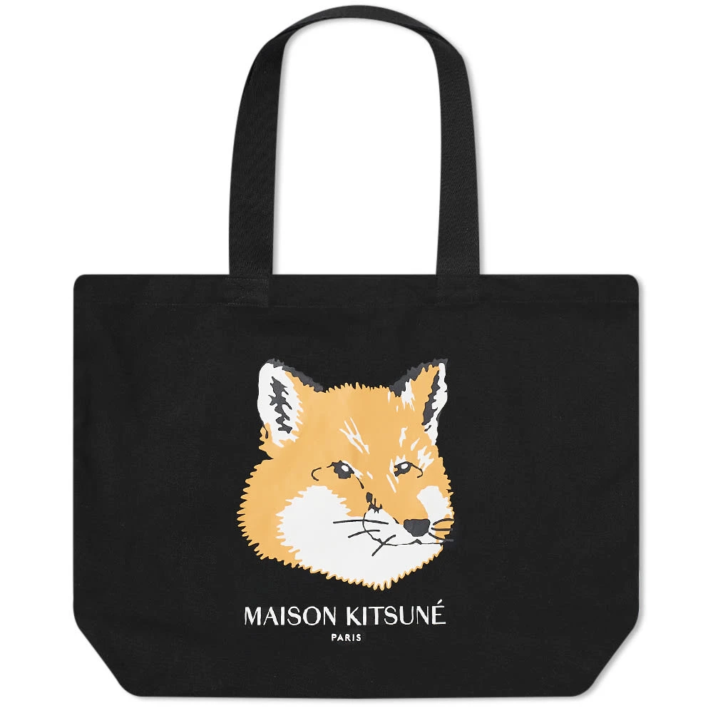 Maison Kitsune Maison Kitsuné Fox Head Tote Bag