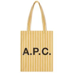 A.P.C. Lou Stripe Tote Bag