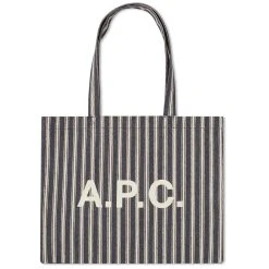 A.P.C. Diane Stripe Shopping Tote