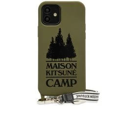 Maison Kitsune Maison Kitsuné Camp Logo IPhone 12 Case With Strap