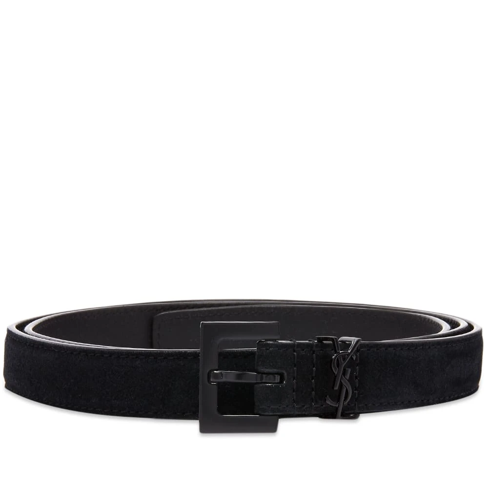 Saint Laurent YSL Metal Logo Belt