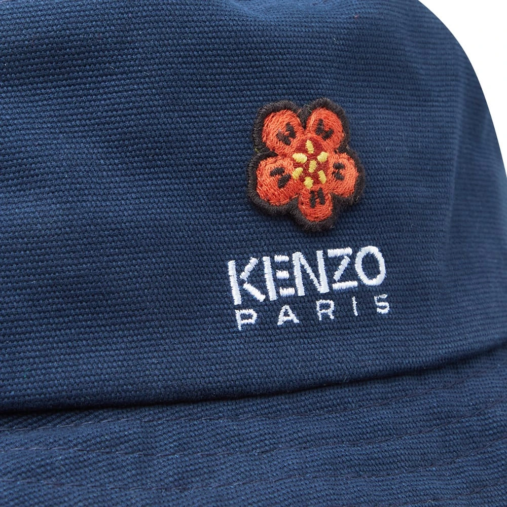 Kenzo Denim Logo Bucket Hat - Image 2