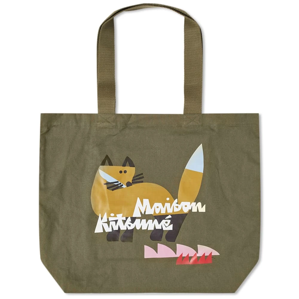 Maison Kitsune X Bill Rebholz Tote Bag