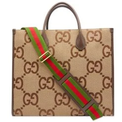 Gucci Jumbo GG Jacquard Tote