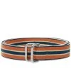 Beams Plus Grosgrain Tape Double Ring Belt