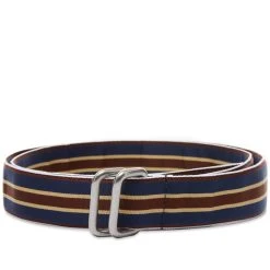 Beams Plus Grosgrain Tape Double Ring Belt