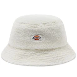 Dickies Red Chute Sherpa Fleece Bucket Hat