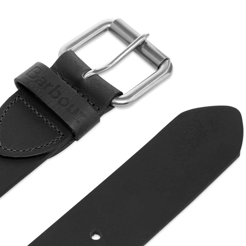 Barbour Matt Leather Belt - Image 2