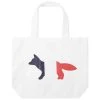Maison Kitsune Maison Kitsuné Tricolor Fox Tote Bag