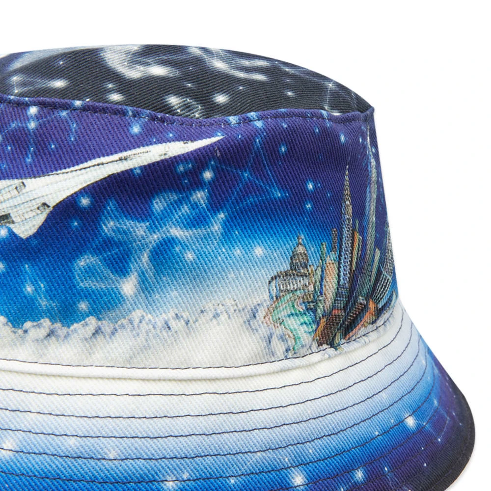 Casablanca Printed Denim Bucket Hat - Image 3
