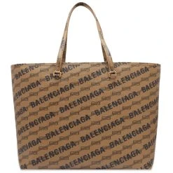Balenciaga Signature Logo Shopper Tote