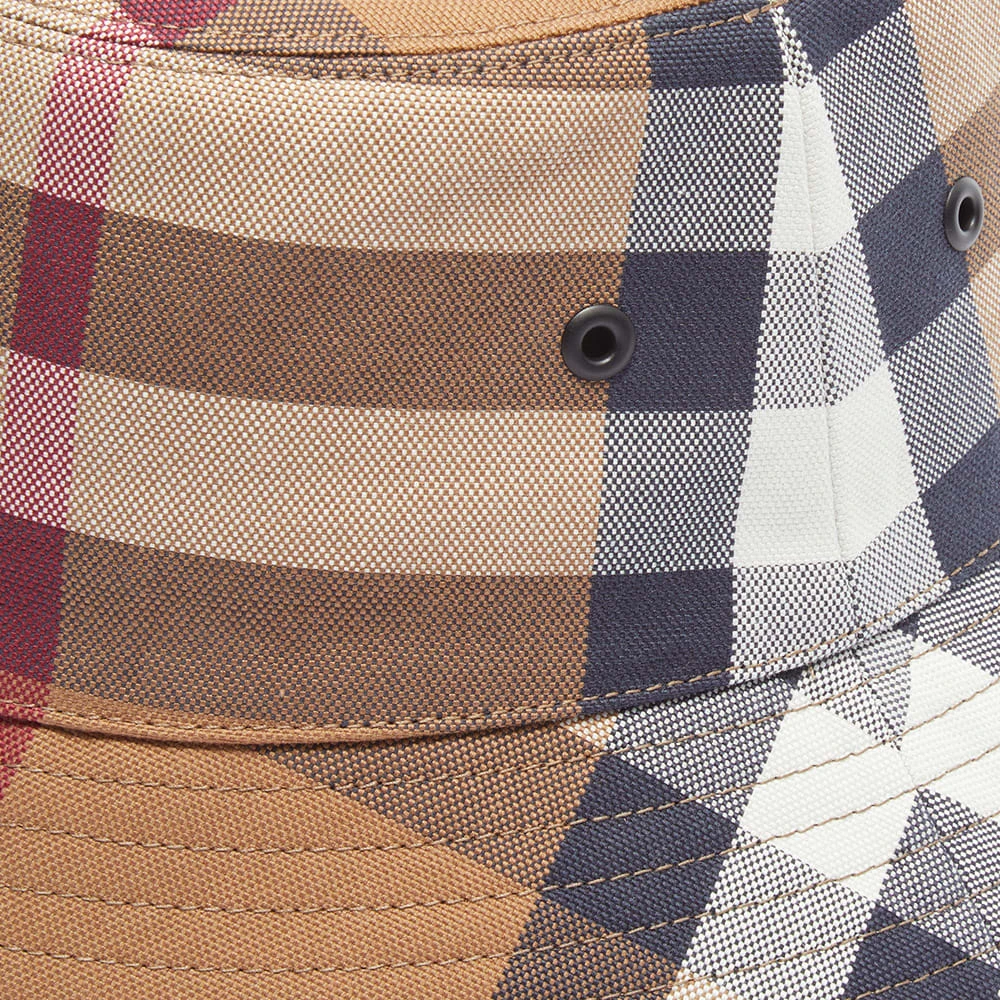 Burberry Canvas Check Bucket Hat - Image 2