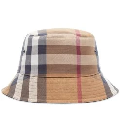 Burberry Canvas Check Bucket Hat
