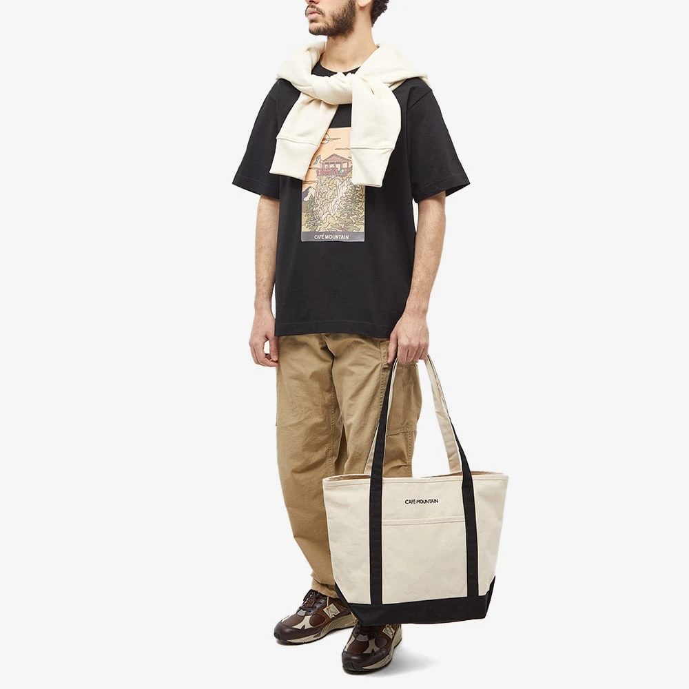 Café Mountain 1960 Tote Bag - Image 5