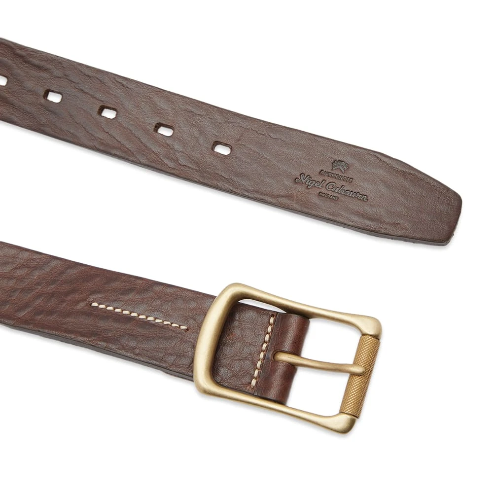 Nigel Cabourn 35MM Military Roller Buckle Belt - Image 2