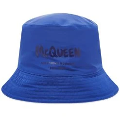 Alexander McQueen Graffitti Logo Bucket Hat