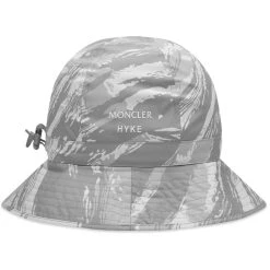 Moncler Genius X HYKE Camo Print Bucket Hat
