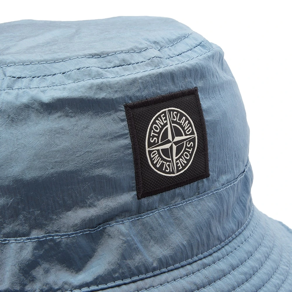 Stone Island Junior Nylon Metal Bucket Hat - Image 2