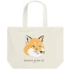 Maison Kitsune Maison Kitsuné Fox Head Tote Bag