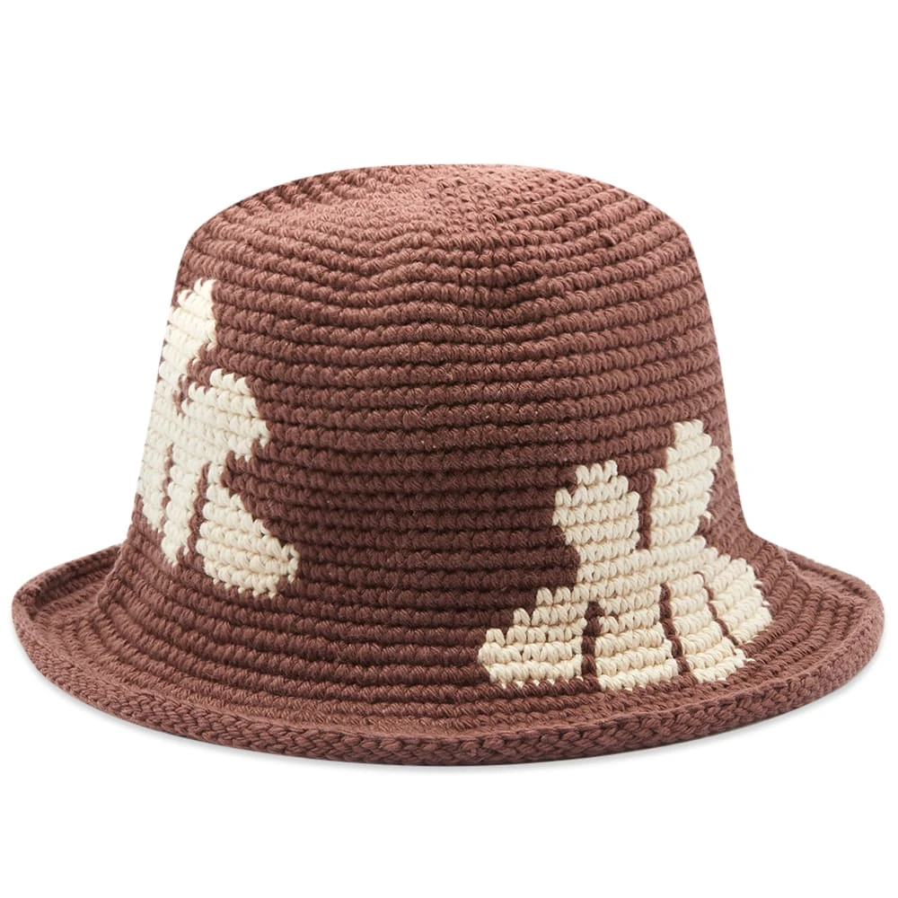 Checks Downtown Flower Crochet Bucket Hat